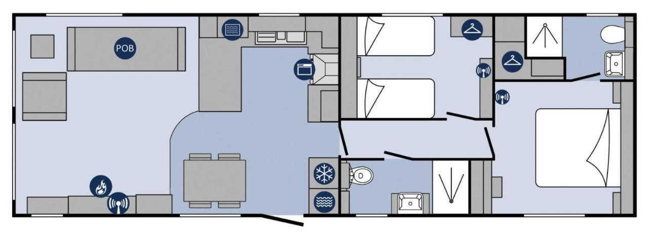 Kilden Kernow - Luxury 6 Berth Caravan Near Bude Esterno foto
